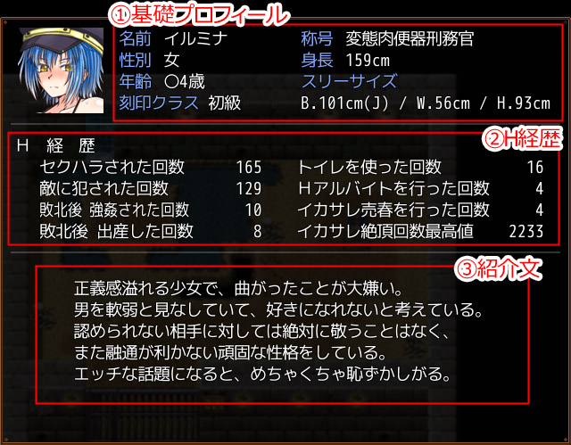 プロフィールモード